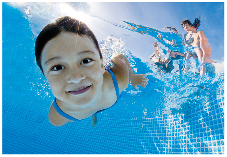 Zoutwatersysteem Intex sfeerfoto Zoutwatersysteem Intex sfeerfoto