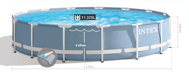 Intex metal frame pool 450 Intex metal frame pool 450