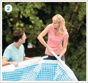 Piscine tubulaire - Intex™ Prism Frame 400 x 200 cm - 2