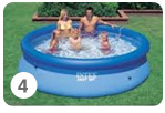 Intex Easy Set Pool opzetten stap 4