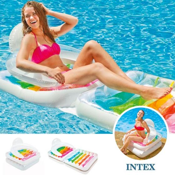 intex luchtbed loungestoel zwembad opvouwbaar top zwembadshop nl