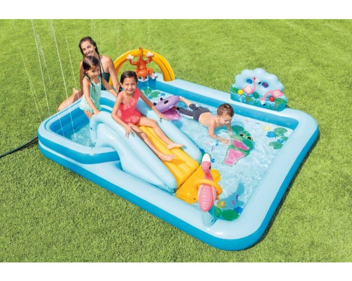 Kit piscine autoportée Intex Easy Set 4,57 x 1,22 m Bâche à bulles