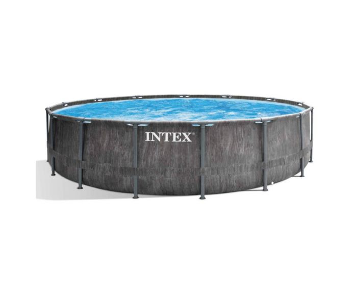 INTEX™ Prism Frame Greywood Premium Pool Ø 457 x 122 cm (set)