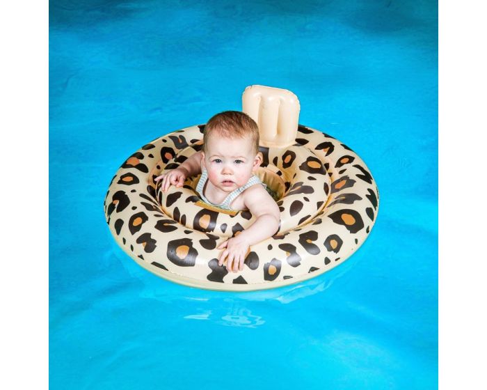 wolf Resistent ongezond Swim Essentials Baby Float - Beige Panterprint (0-1 jaar) |  Top-Zwembadshop.nl