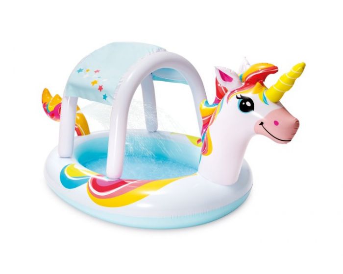 assistent sleuf Deens Intex kinderzwembad unicorn spray pool | Koop je op Top-zwembadshop.nl