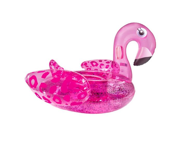 postzegel Hilarisch accent Zwemband Flamingo neon panterprint | Heuts.nl