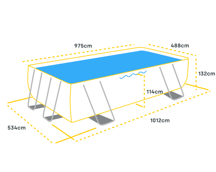 Bestway APX 365 zwembad - 956 x 488 x 132 cm - met zandfilterpomp