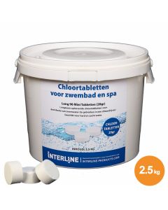 Interline chloortabletten 20 gram - 2,5kg