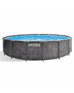 INTEX™ Prism Frame Greywood Premium Pool - Ø 457 x 122 cm (set)