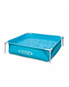 INTEX™ kinderzwembad - Mini Frame Pool - blauw (122 x 122 cm)