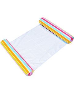 Waterophangmat 116x78 cm Opblaasbaar Regenboog - Swim Essentials