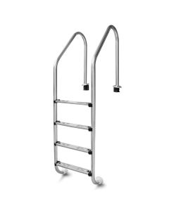 W'eau RVS zwembadtrap 4 treden - AISI 304