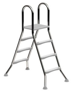 IDEAL A-frame RVS zwembadtrap 2 x 3 treden - AISI 304