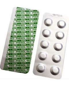 Phenol Red pH tabletten voor manuele tester - 100 stuks