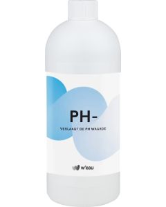 W'eau vloeibare pH minus - 1 liter