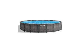 INTEX™ Prism Frame Greywood Premium Pool - Ø 549 x 122 cm (set) 