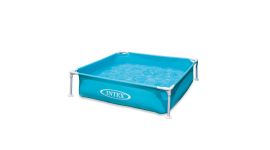 INTEX™ kinderzwembad - Mini Frame Pool - blauw (122 x 122 cm)