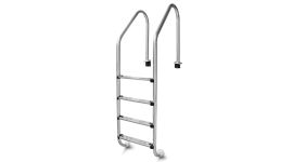 W'eau RVS zwembadtrap 4 treden - AISI 304