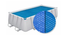 Bestway solar cover rechthoekig - 400 x 200 cm (zeilmaat 380 x 180) - Blauw