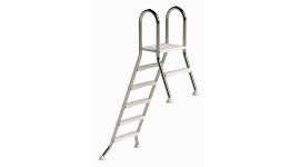 IDEAL A-frame RVS zwembadtrap 1 + 5 treden - AISI 304