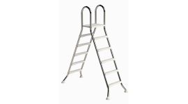 IDEAL A-frame RVS zwembadtrap 2 x 5 treden - AISI 304
