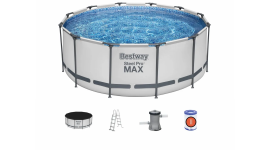 Bestway Steel Pro MAX frame zwembad - 366 x 122 cm - met filterpomp en accessoires