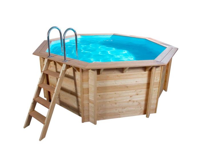 Interline Spruce 440 x 440 | Luxe houten zwembad