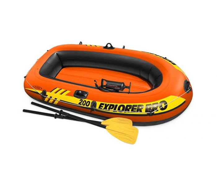 INTEX™Opblaasboot Explorer Pro 200 (incl. peddels & pomp)