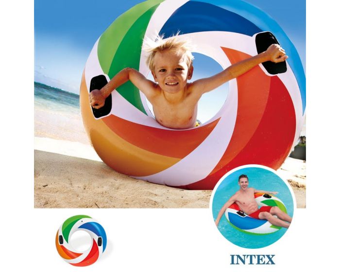 INTEX™ zwemband - Color Whirl (Ø 122 cm)