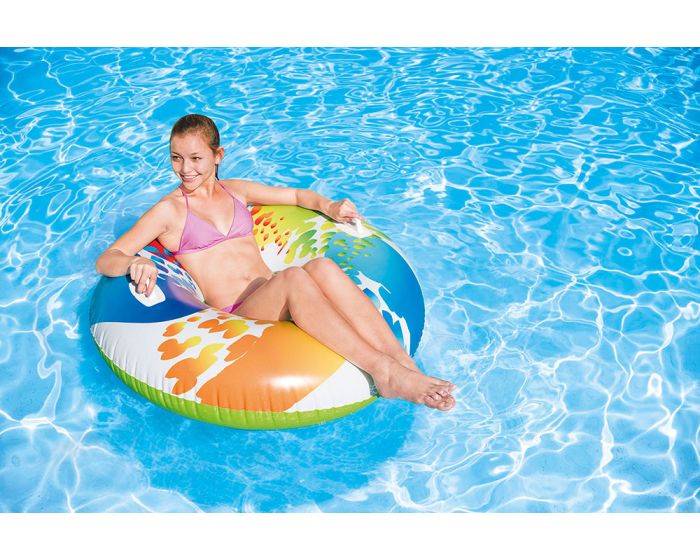 INTEX™ zwemband - Color Whirl (Ø 122 cm)