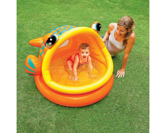 INTEX™ babyzwembad - Lazy Fish (124 x 109 cm)