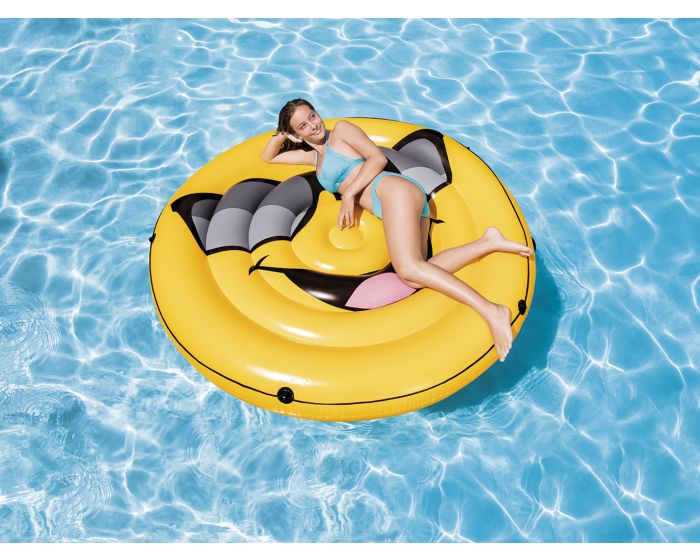 INTEX™ luchtbed smiley cool guy eiland