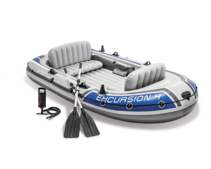 INTEX™Opblaasboot - Excursion 4 Set