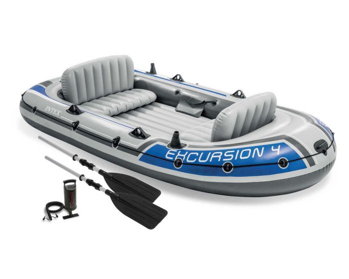 INTEX™Opblaasboot - Excursion 4 Set