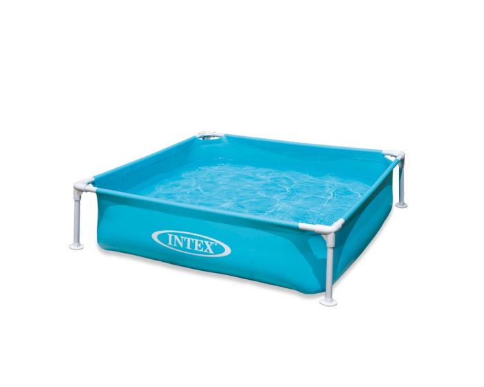 INTEX™ kinderzwembad - Mini Frame Pool - blauw (122 x 122 cm)