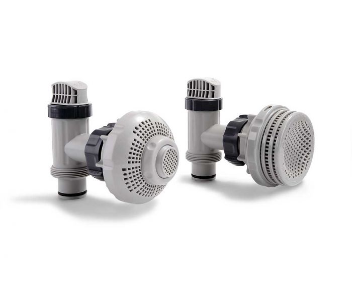 Intex in- en uitlaat fittingset 38mm