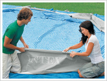 intex opzetzwembad opbouwen